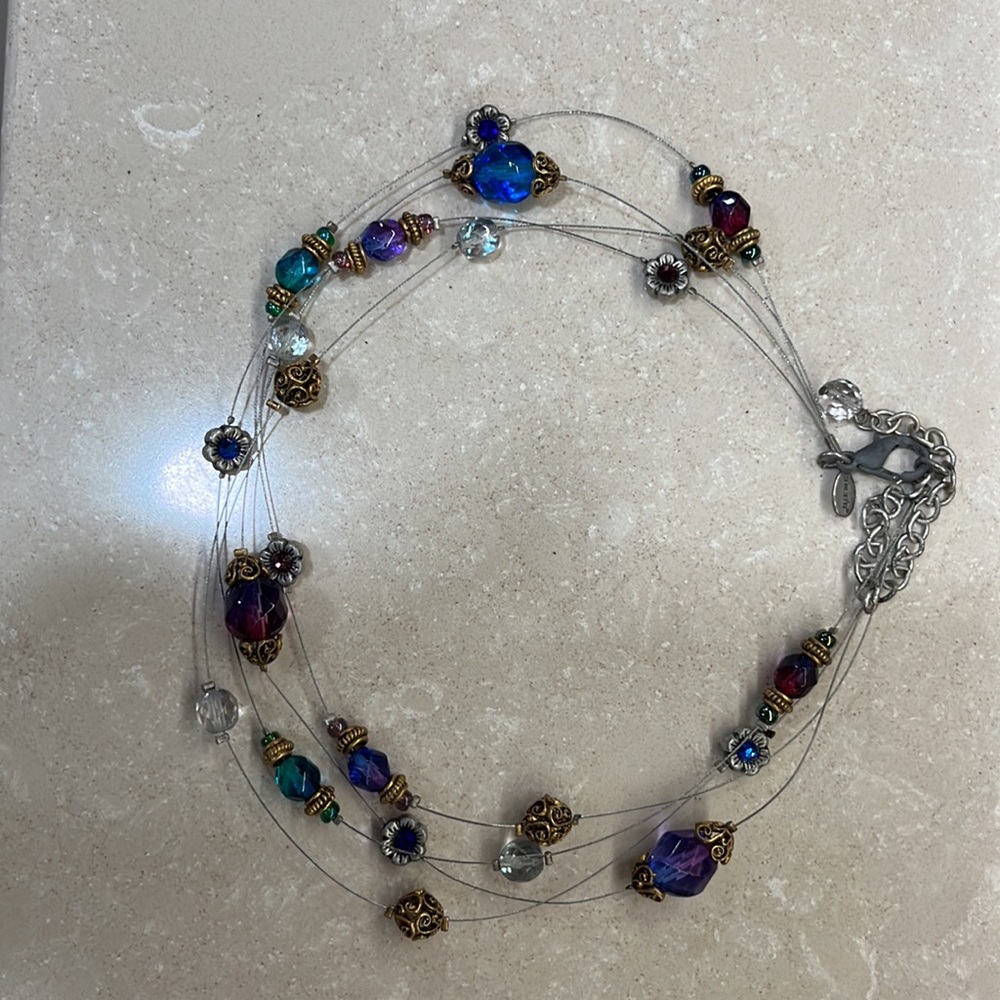 Vintage Chicos necklace with beautiful beads